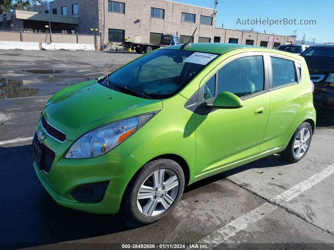 2015 Chevrolet Spark Ls Manual Green vin: KL8CA6S91FC816885