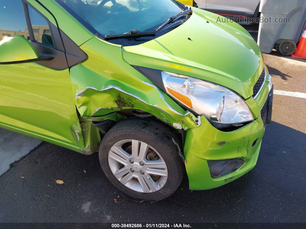 2015 Chevrolet Spark Ls Manual Green vin: KL8CA6S91FC816885