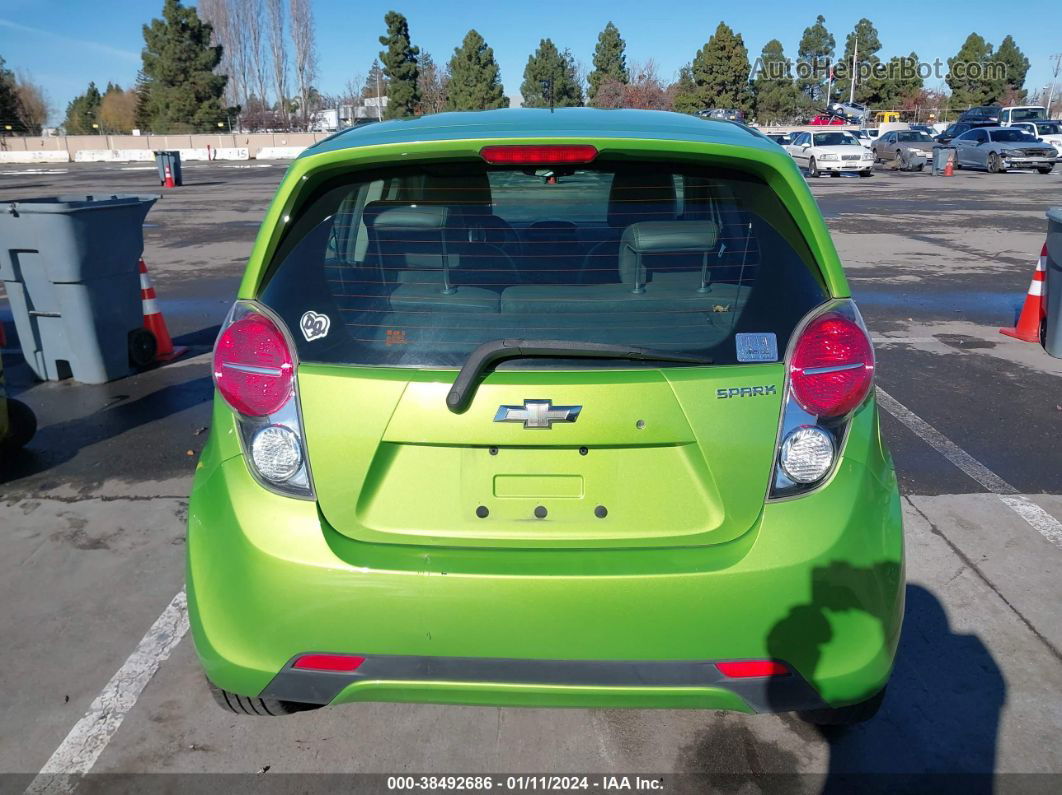 2015 Chevrolet Spark Ls Manual Green vin: KL8CA6S91FC816885