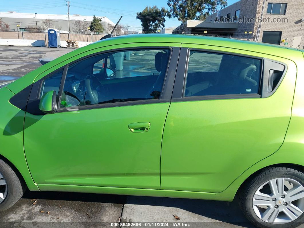 2015 Chevrolet Spark Ls Manual Green vin: KL8CA6S91FC816885