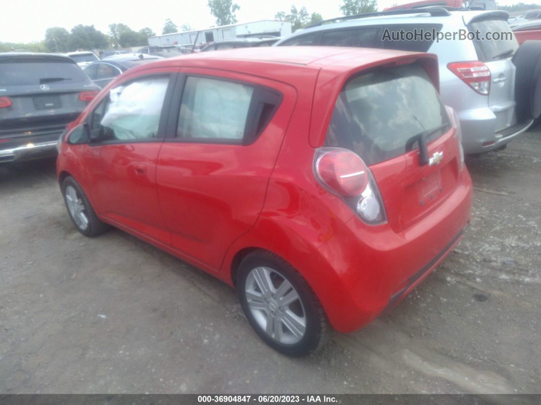 2015 Chevrolet Spark Ls Red vin: KL8CA6S92FC728914