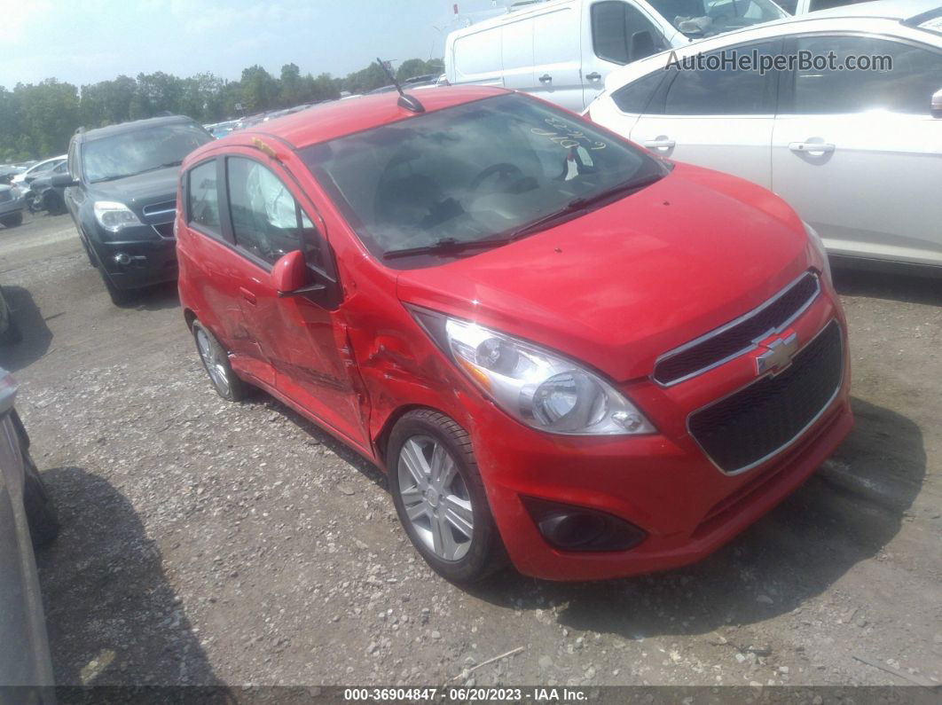 2015 Chevrolet Spark Ls Red vin: KL8CA6S92FC728914