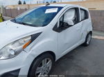 2015 Chevrolet Spark Ls Manual White vin: KL8CA6S92FC803918