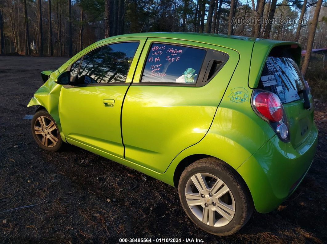 2015 Chevrolet Spark Ls Manual Green vin: KL8CA6S92FC807855