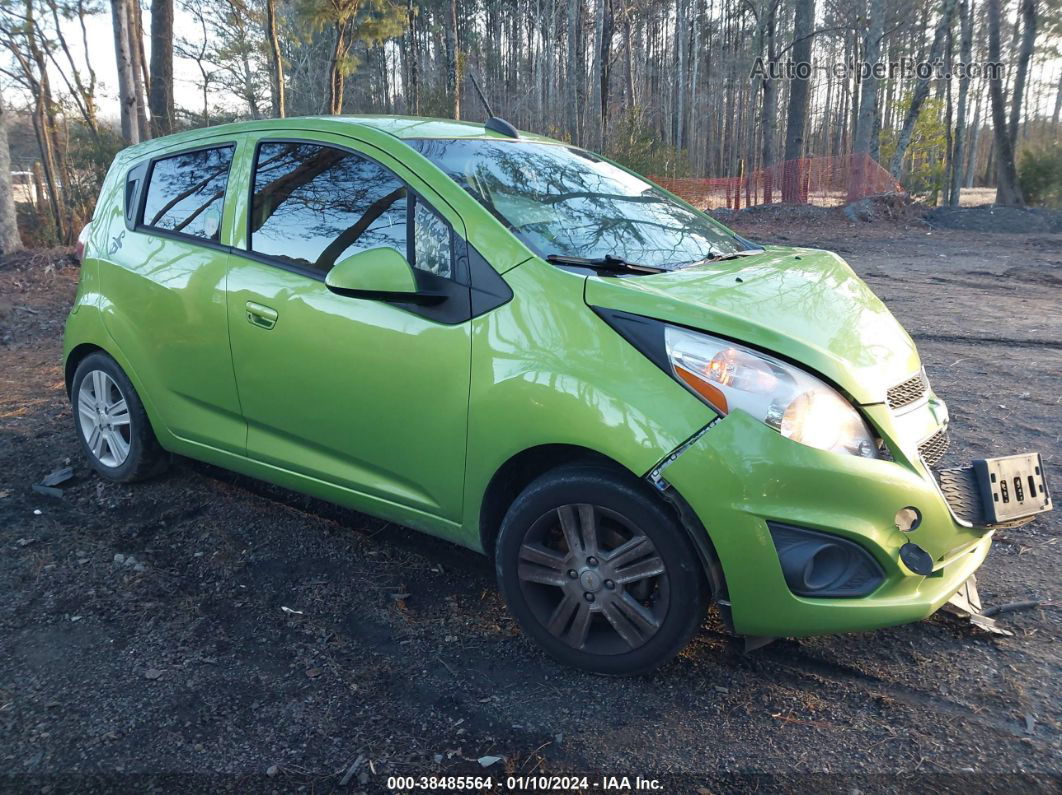 2015 Chevrolet Spark Ls Manual Green vin: KL8CA6S92FC807855