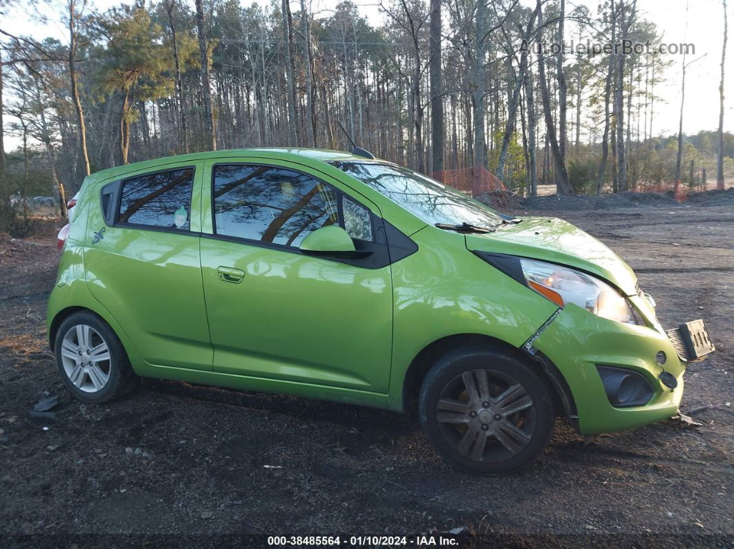 2015 Chevrolet Spark Ls Manual Green vin: KL8CA6S92FC807855