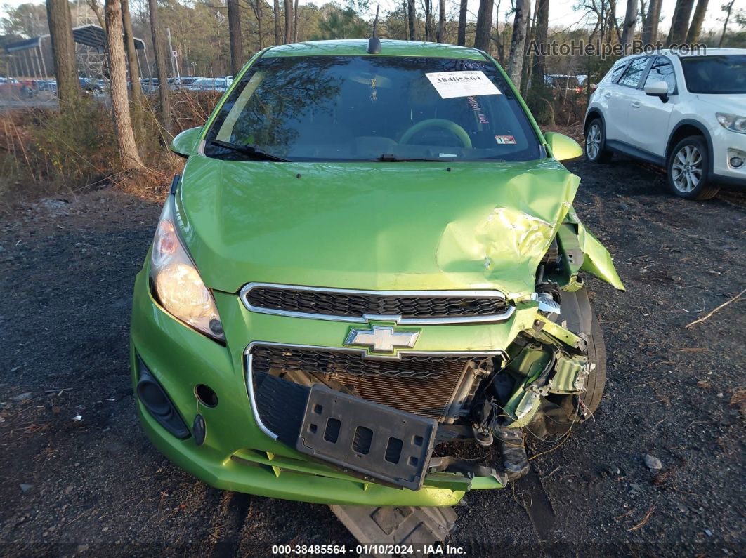 2015 Chevrolet Spark Ls Manual Green vin: KL8CA6S92FC807855