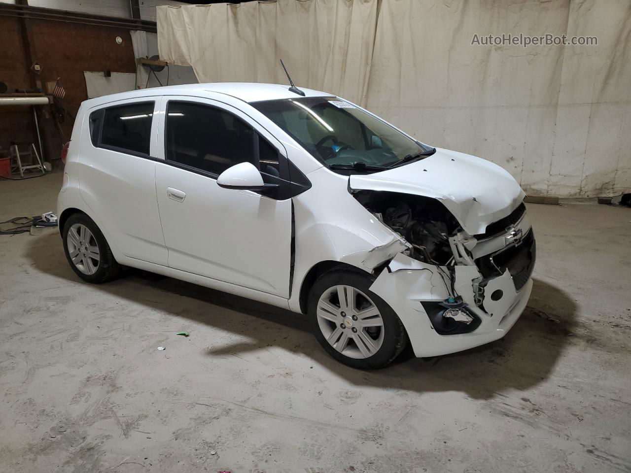 2013 Chevrolet Spark Ls White vin: KL8CA6S93DC606026