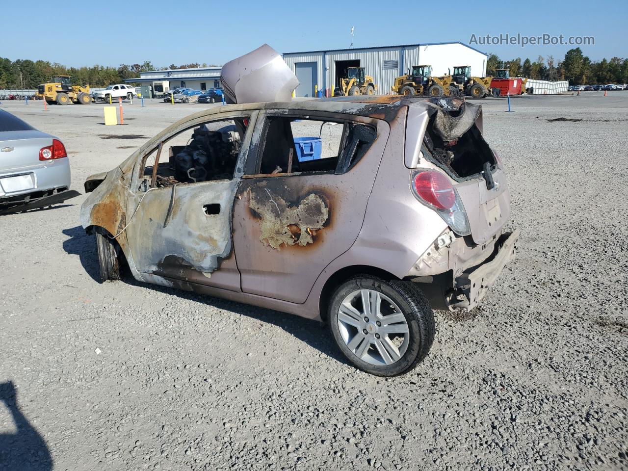 2013 Chevrolet Spark Ls Пожар vin: KL8CA6S95DC571490