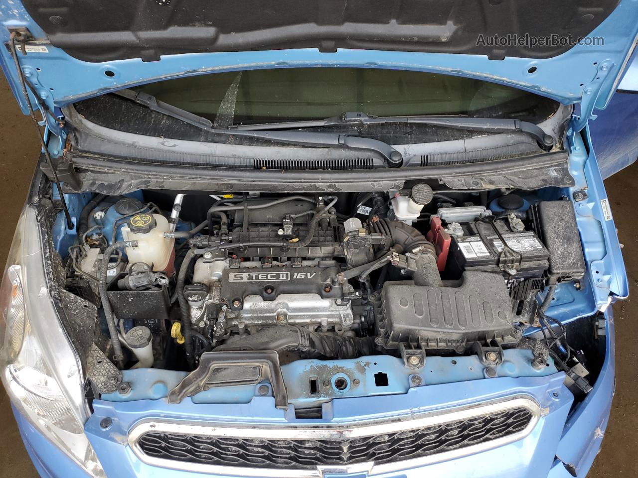 2013 Chevrolet Spark Ls Синий vin: KL8CA6S96DC520449