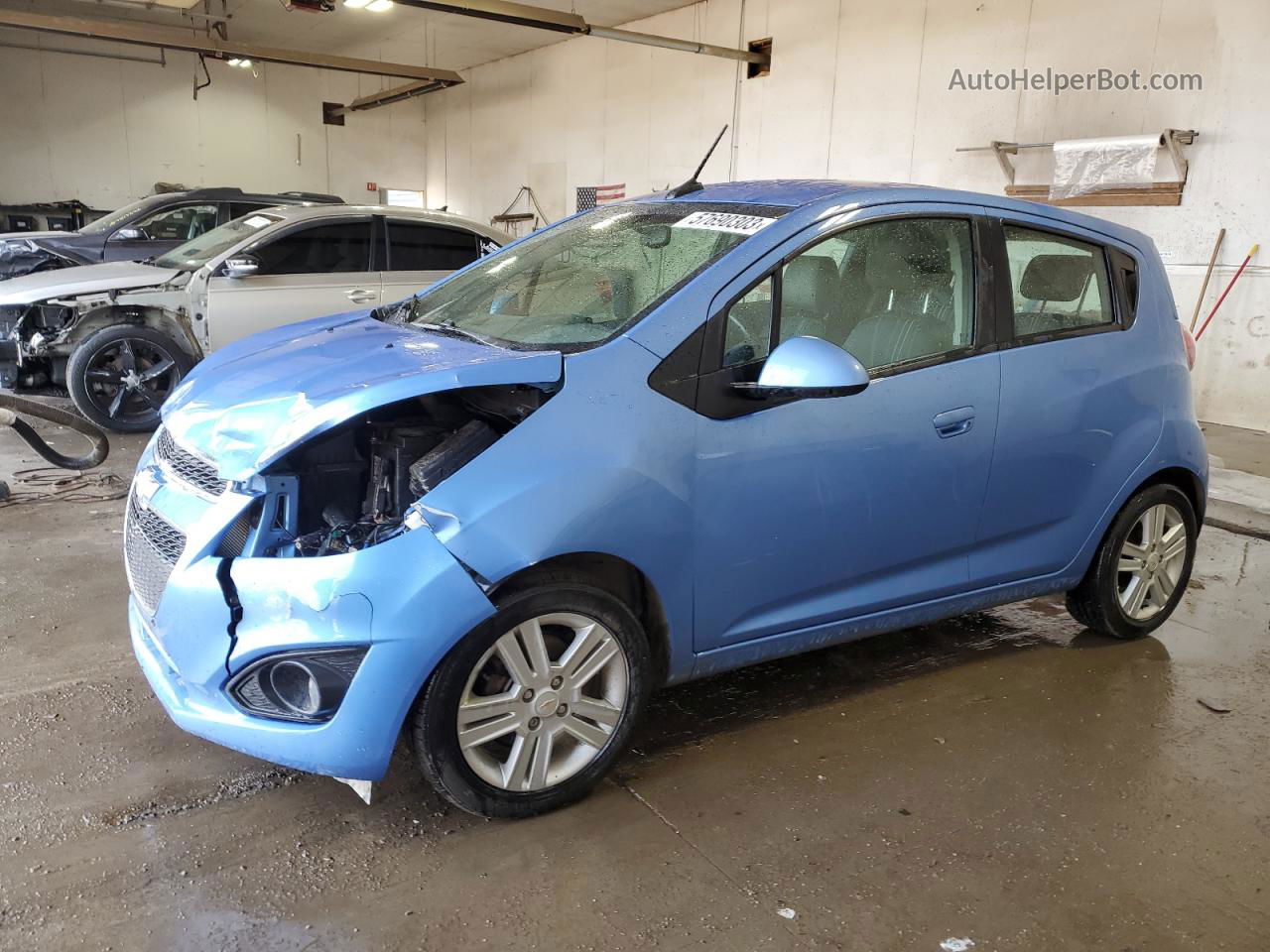 2013 Chevrolet Spark Ls Синий vin: KL8CA6S96DC520449