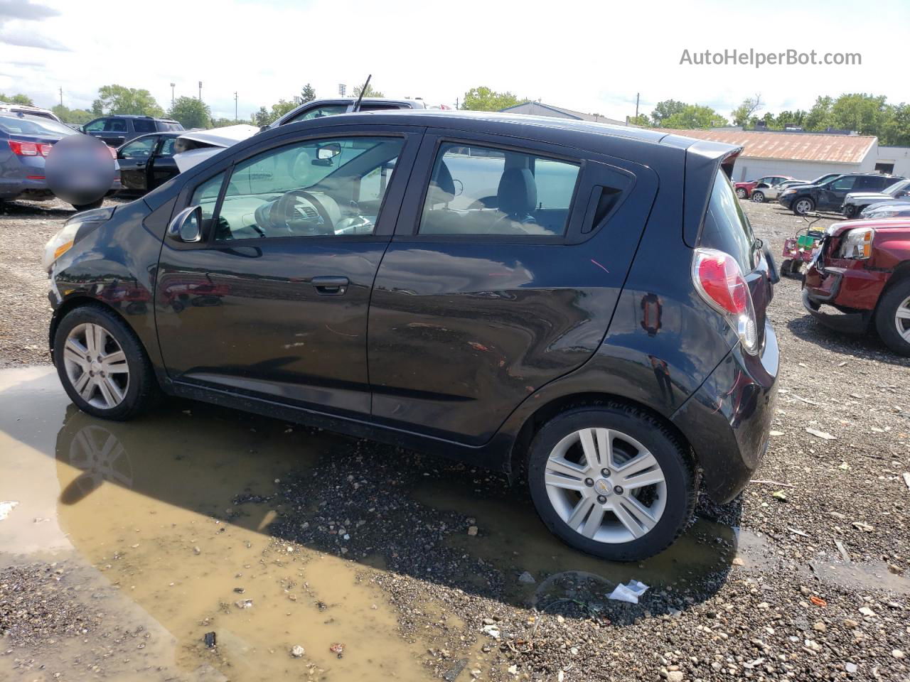 2013 Chevrolet Spark Ls Black vin: KL8CA6S97DC626375