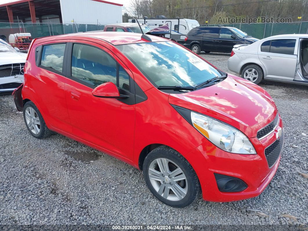 2015 Chevrolet Spark Ls Manual Red vin: KL8CA6S97FC722798