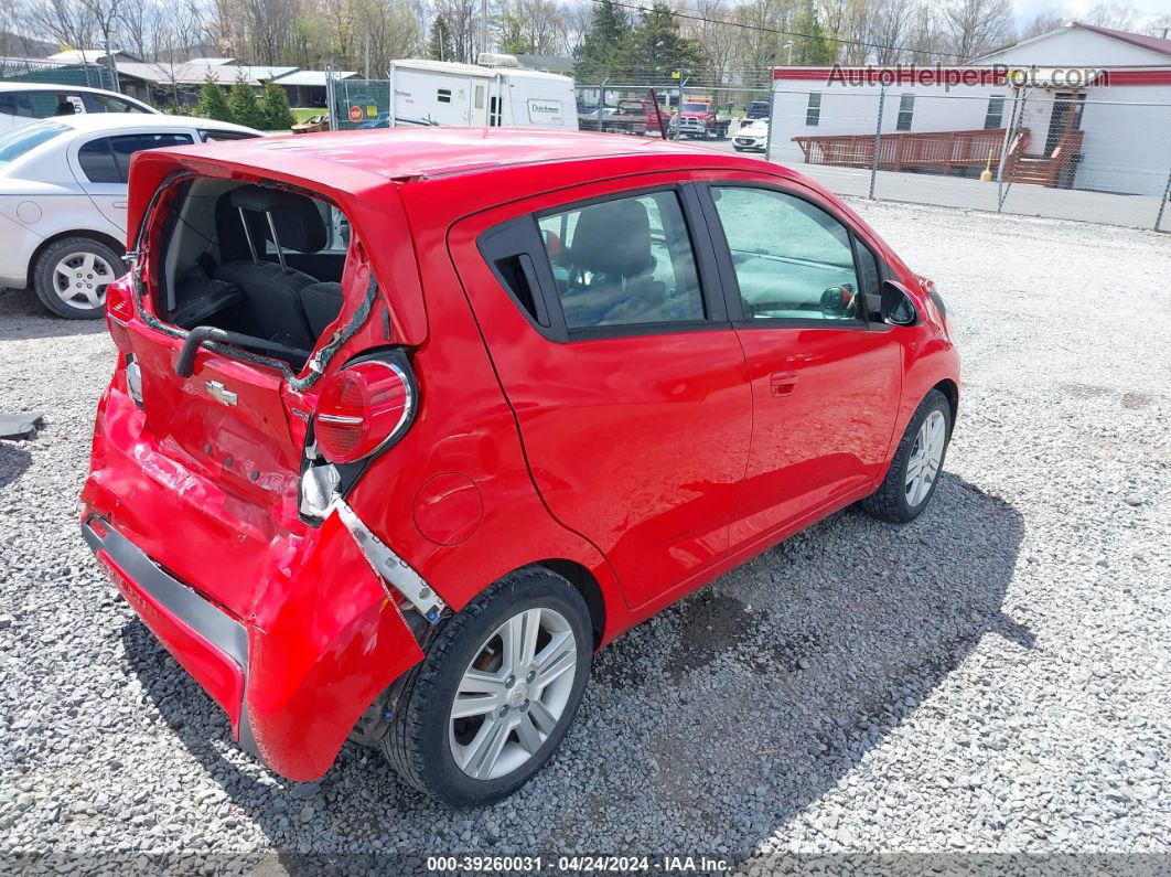 2015 Chevrolet Spark Ls Manual Red vin: KL8CA6S97FC722798