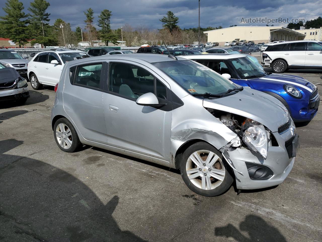 2015 Chevrolet Spark Ls Серебряный vin: KL8CA6S97FC750830