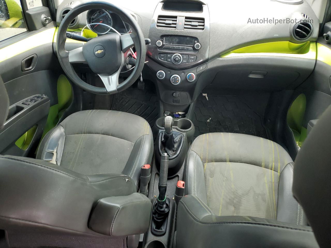 2013 Chevrolet Spark Ls Green vin: KL8CA6S98DC589272