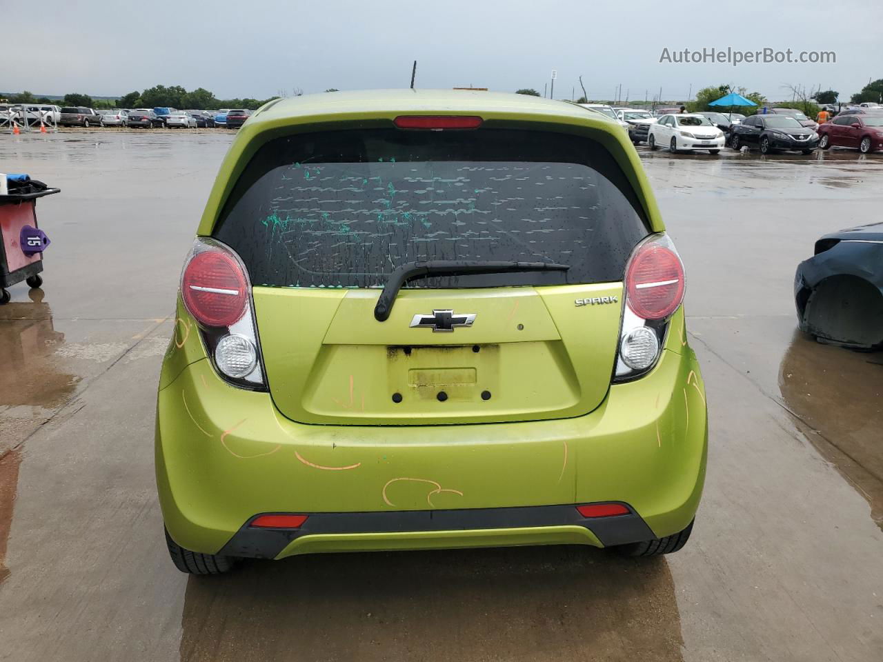 2013 Chevrolet Spark Ls Green vin: KL8CA6S98DC589272