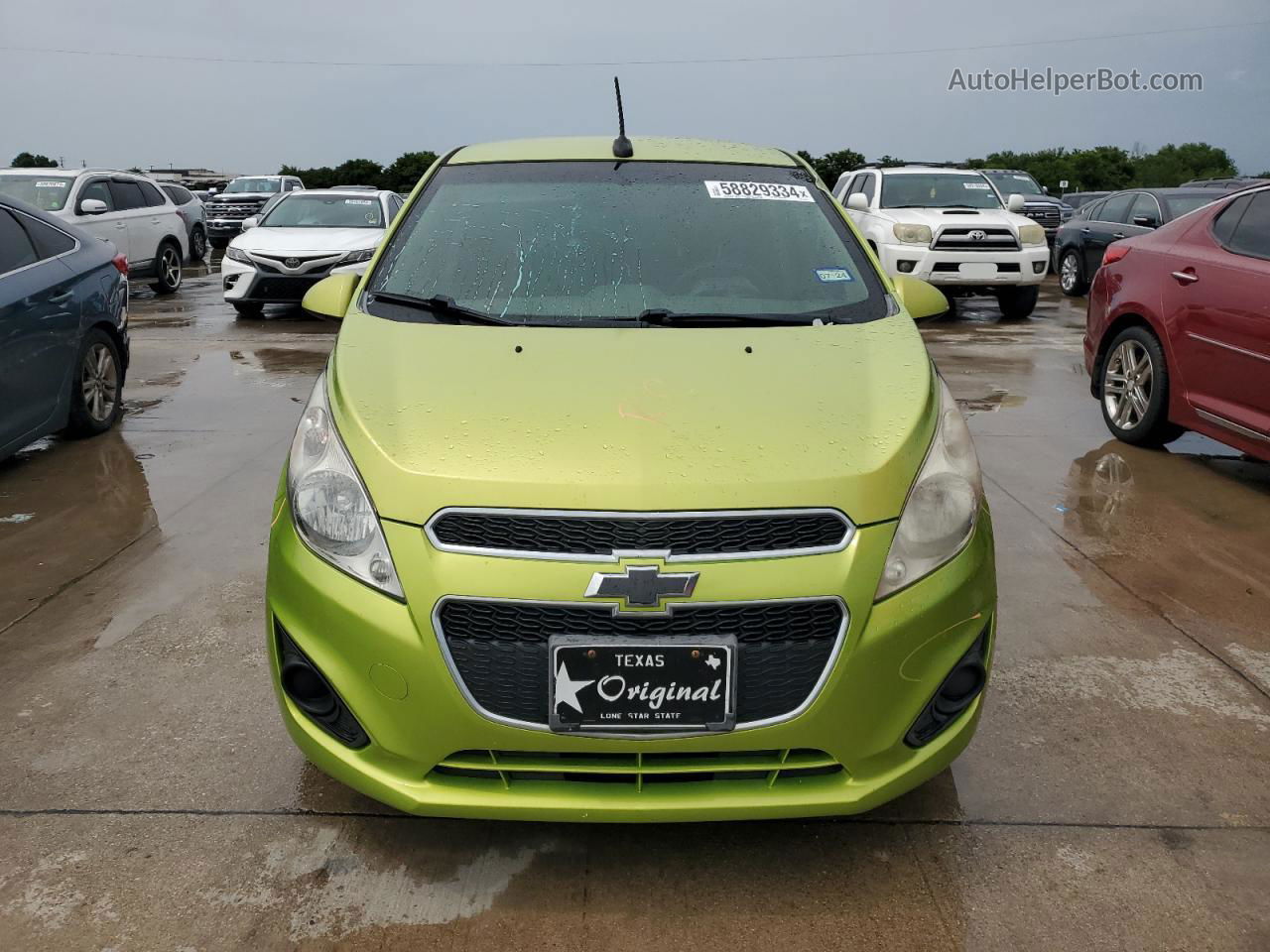 2013 Chevrolet Spark Ls Green vin: KL8CA6S98DC589272