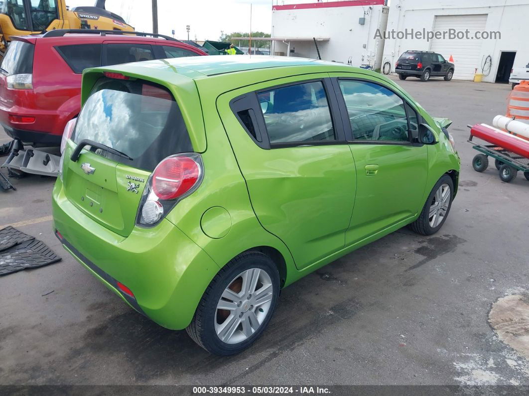 2015 Chevrolet Spark Ls Manual Green vin: KL8CA6S98FC729324