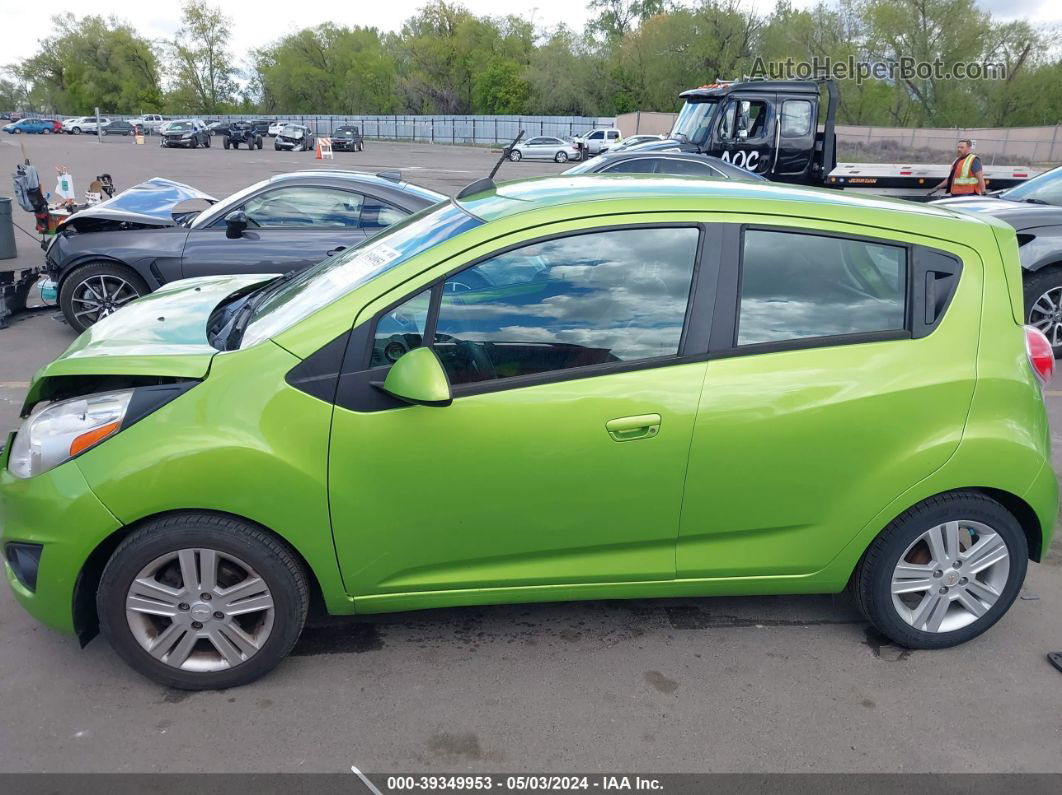 2015 Chevrolet Spark Ls Manual Green vin: KL8CA6S98FC729324