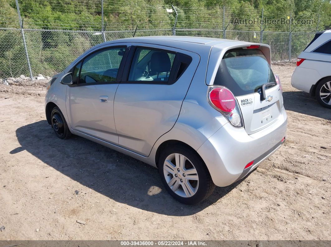 2015 Chevrolet Spark Ls Manual Silver vin: KL8CA6S98FC787899