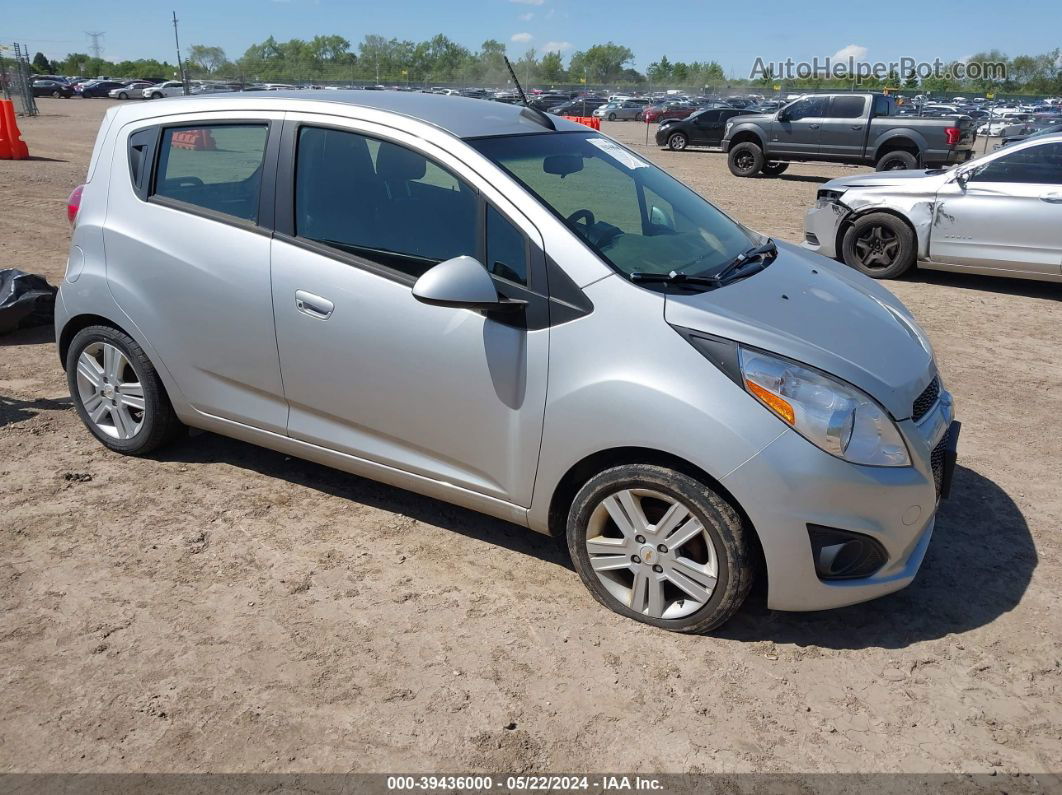 2015 Chevrolet Spark Ls Manual Silver vin: KL8CA6S98FC787899