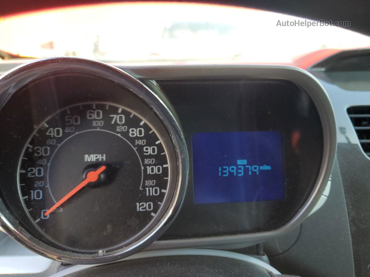 2013 Chevrolet Spark Ls Red vin: KL8CA6S99DC623784