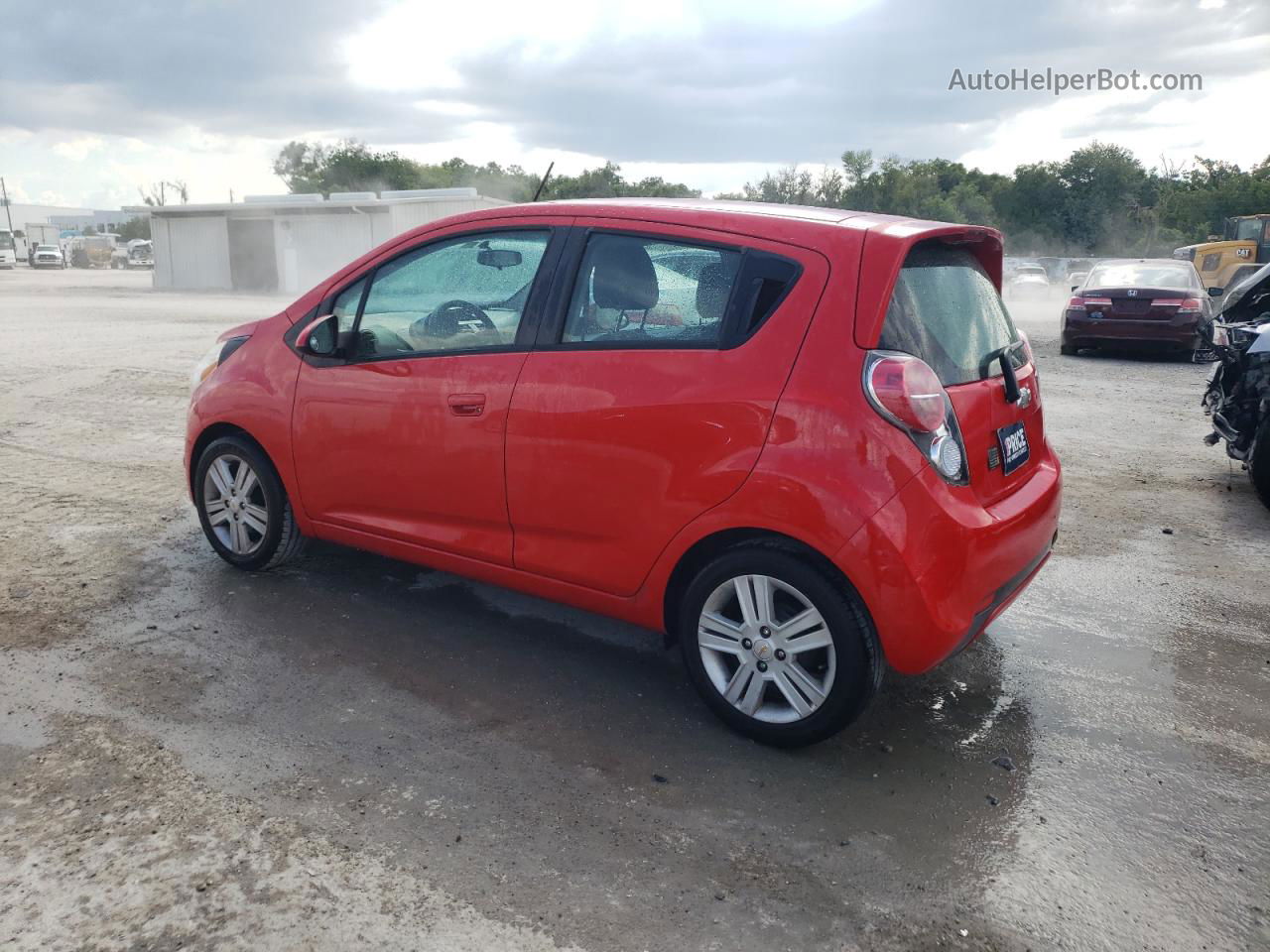 2015 Chevrolet Spark Ls Red vin: KL8CA6S99FC765085