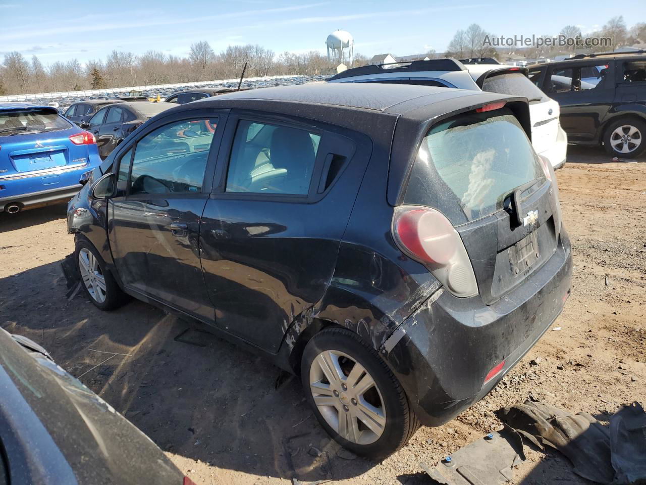 2015 Chevrolet Spark Ls Black vin: KL8CA6S9XFC709902