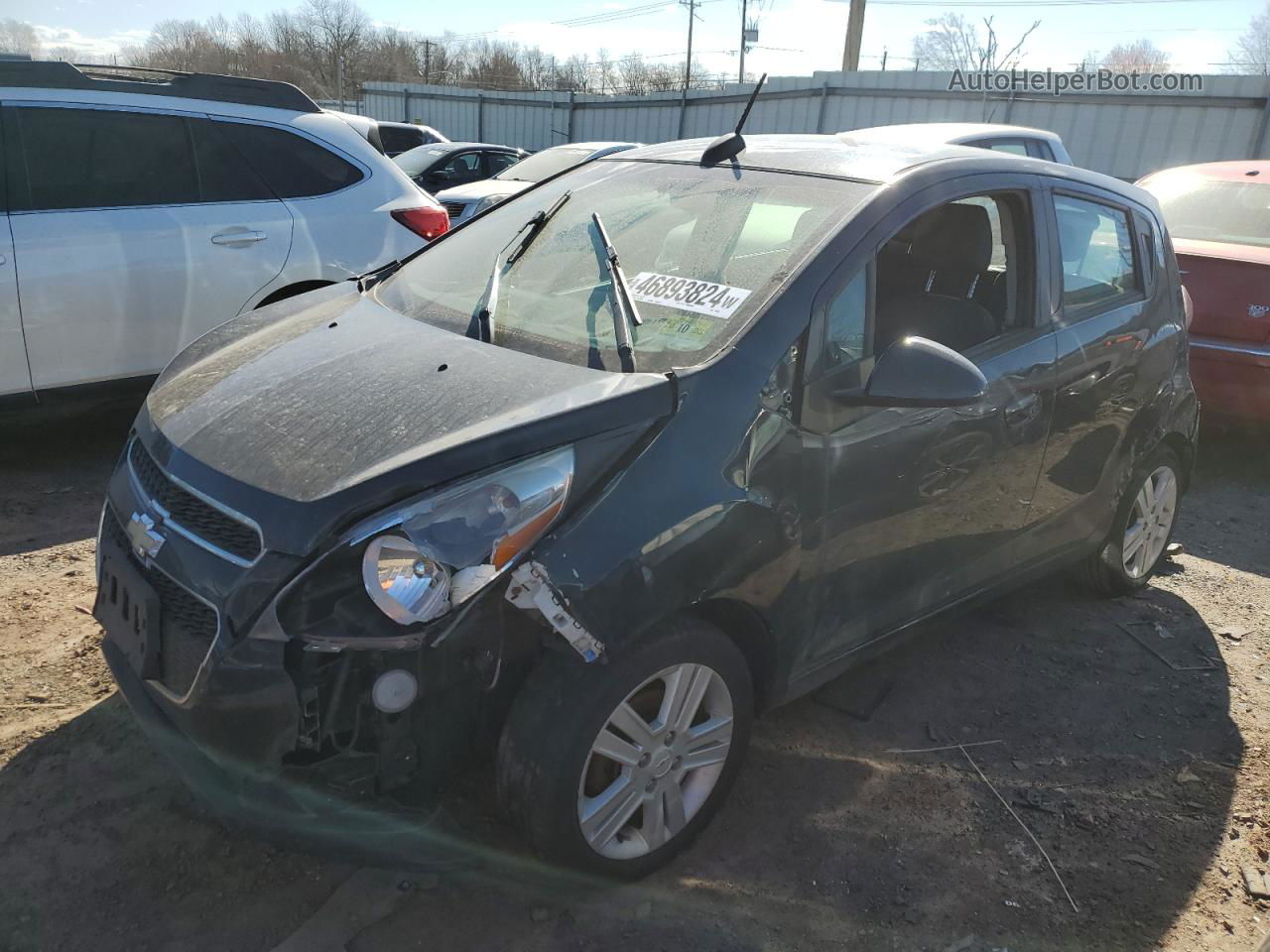 2015 Chevrolet Spark Ls Black vin: KL8CA6S9XFC709902