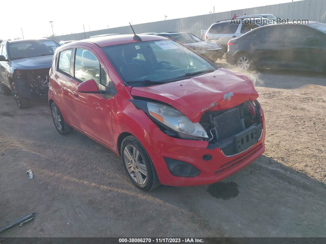 2015 Chevrolet Spark Ls Manual Red vin: KL8CA6S9XFC805416