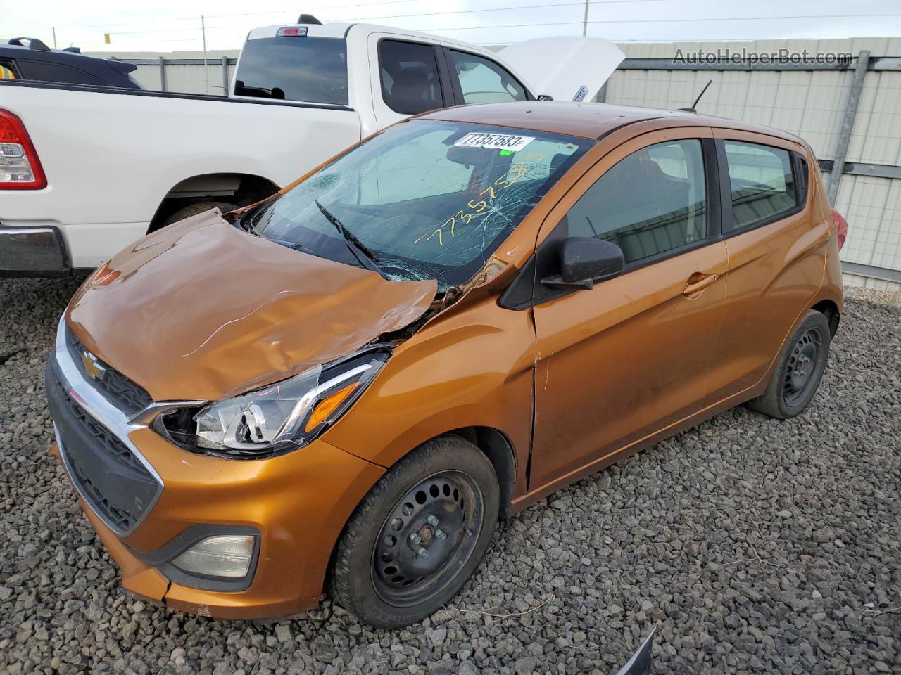 2019 Chevrolet Spark Ls Оранжевый vin: KL8CA6SA0KC733775