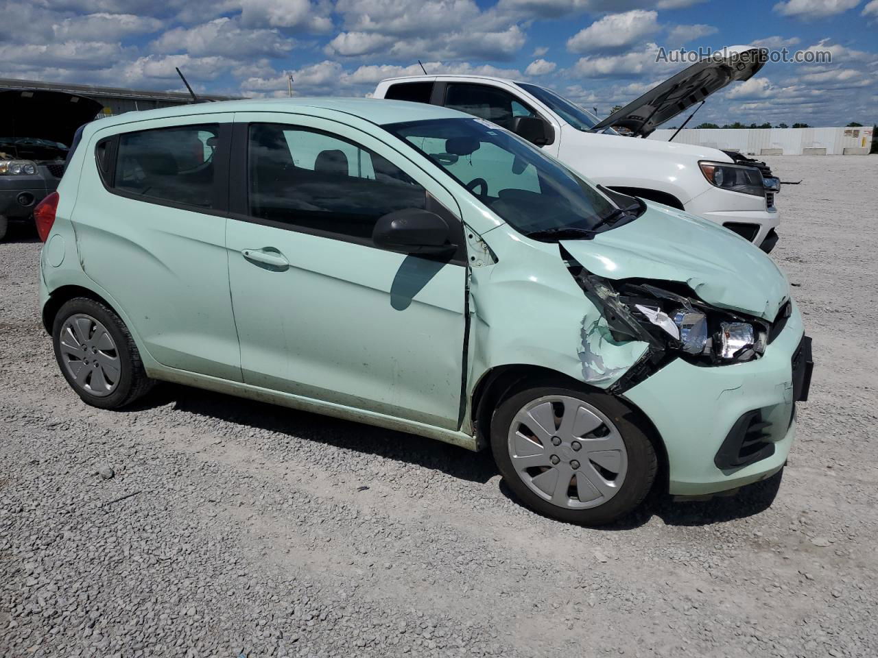 2017 Chevrolet Spark Ls Green vin: KL8CA6SA2HC750845