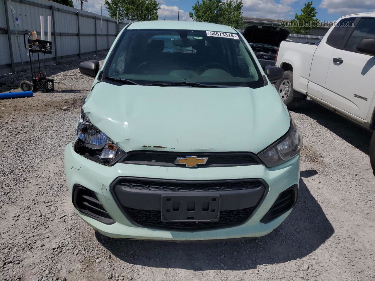 2017 Chevrolet Spark Ls Зеленый vin: KL8CA6SA2HC750845