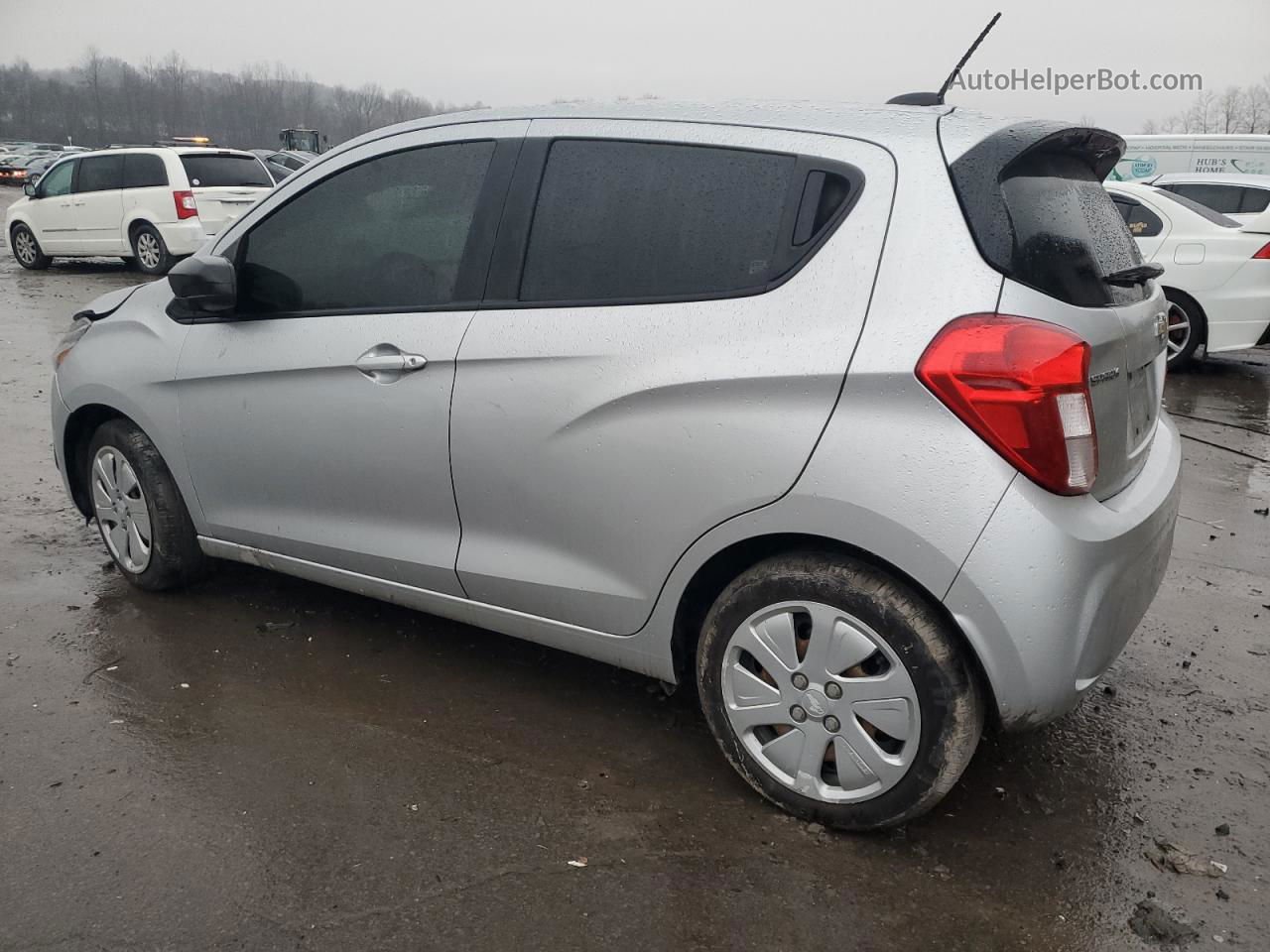 2017 Chevrolet Spark Ls Silver vin: KL8CA6SA3HC802256