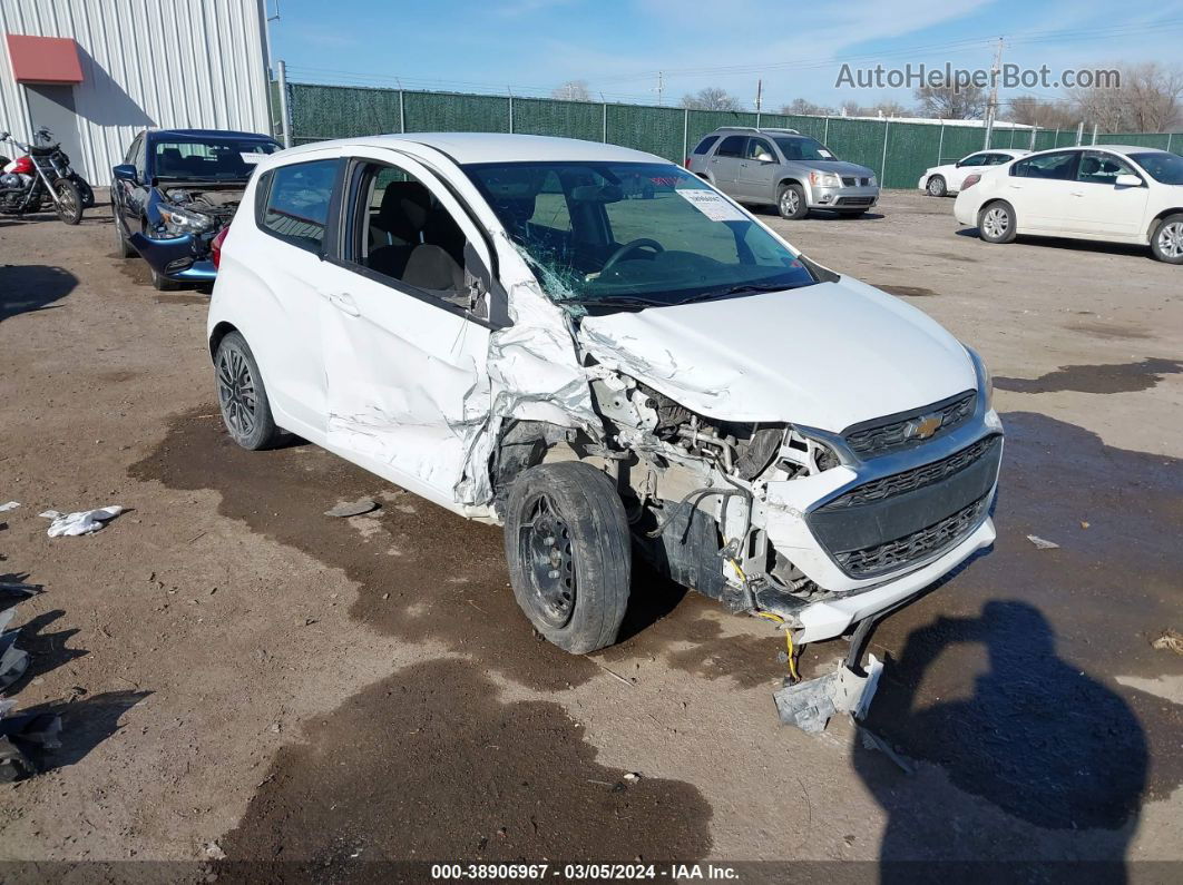 2019 Chevrolet Spark Ls Manual White vin: KL8CA6SA3KC756693