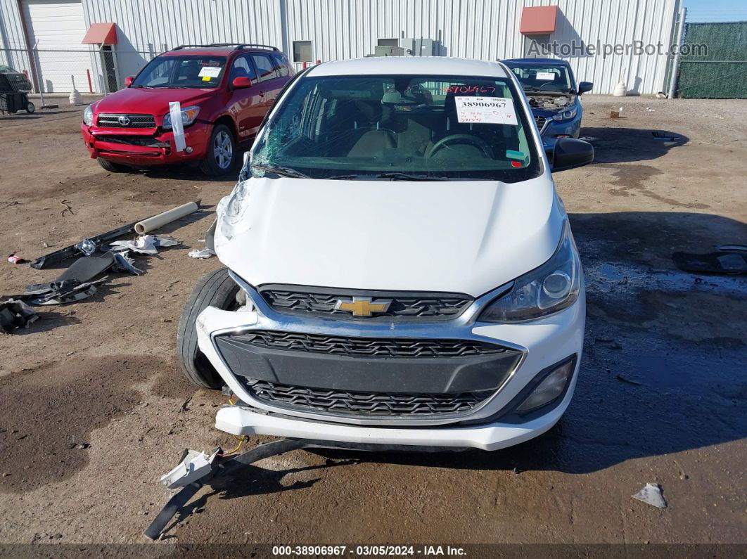 2019 Chevrolet Spark Ls Manual White vin: KL8CA6SA3KC756693