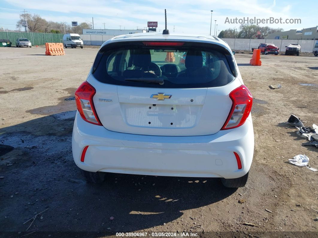 2019 Chevrolet Spark Ls Manual White vin: KL8CA6SA3KC756693