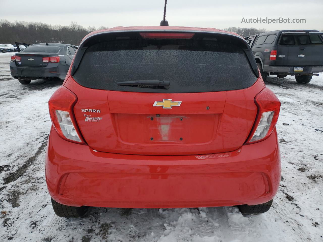 2019 Chevrolet Spark Ls Красный vin: KL8CA6SA3KC802992