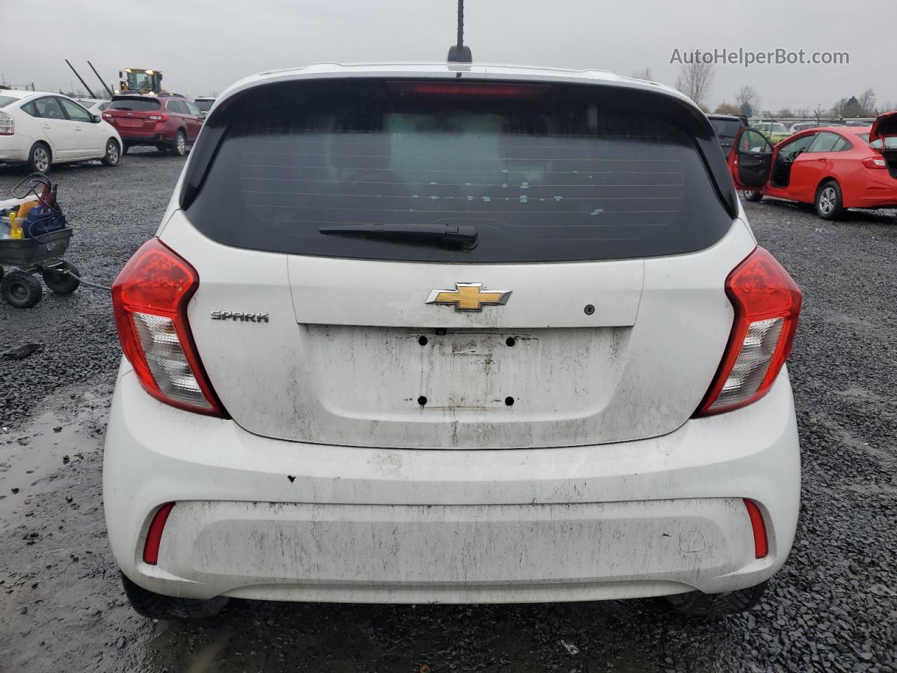 2017 Chevrolet Spark Ls White vin: KL8CA6SA4HC705065