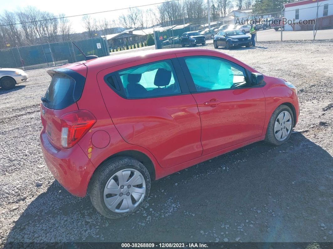 2017 Chevrolet Spark Ls Manual Red vin: KL8CA6SA7HC786336