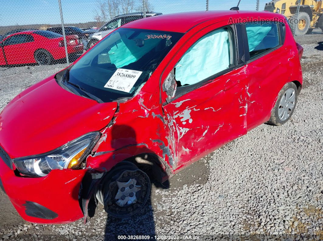 2017 Chevrolet Spark Ls Manual Red vin: KL8CA6SA7HC786336