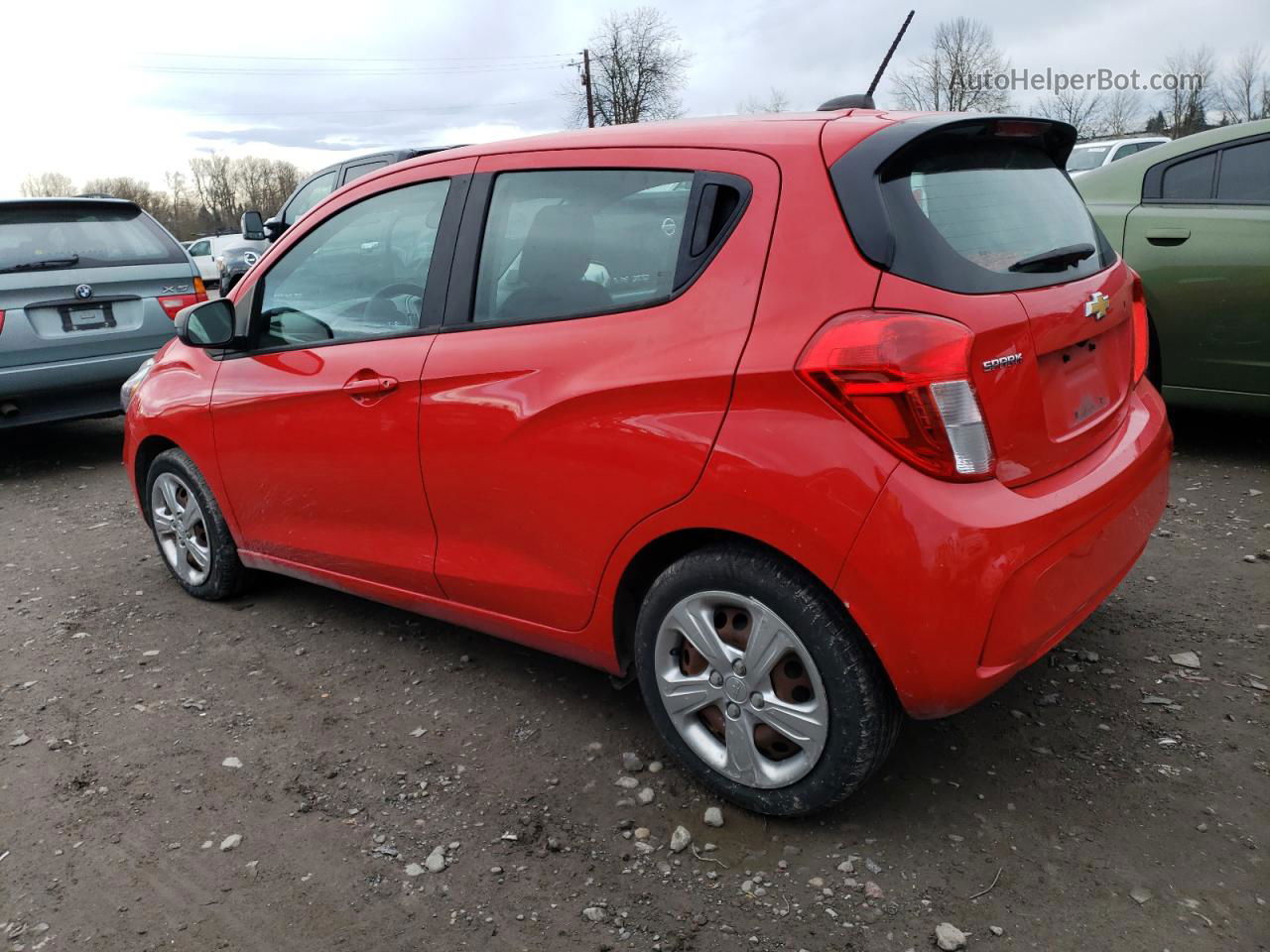 2019 Chevrolet Spark Ls Red vin: KL8CA6SA8KC765213