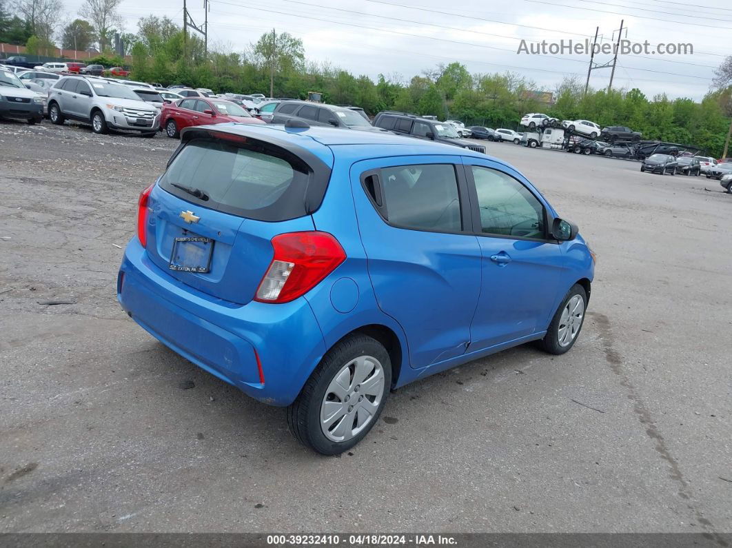 2017 Chevrolet Spark Ls Manual Blue vin: KL8CA6SA9HC731855