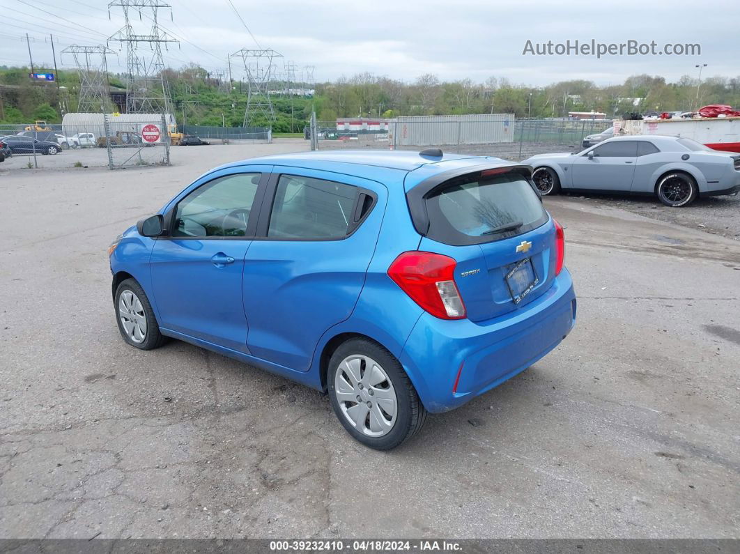 2017 Chevrolet Spark Ls Manual Blue vin: KL8CA6SA9HC731855