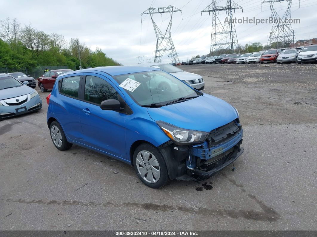 2017 Chevrolet Spark Ls Manual Blue vin: KL8CA6SA9HC731855