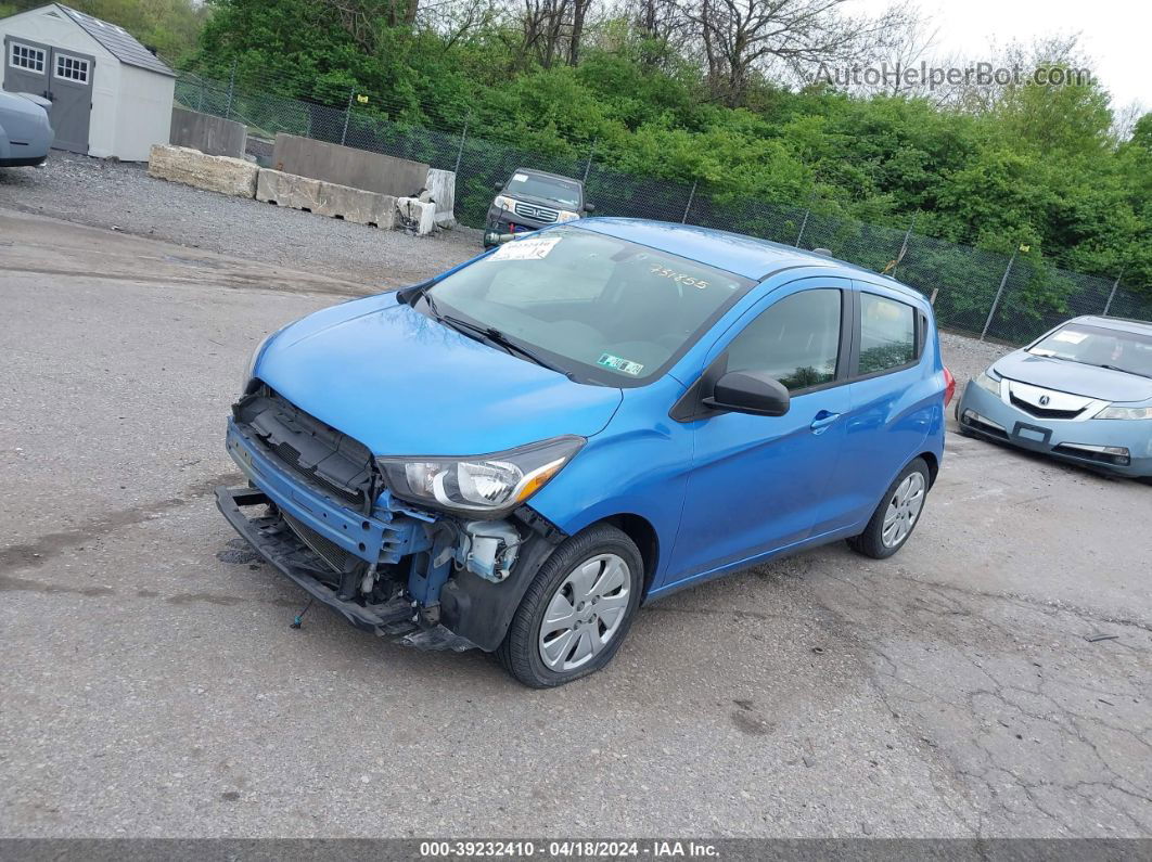 2017 Chevrolet Spark Ls Manual Blue vin: KL8CA6SA9HC731855