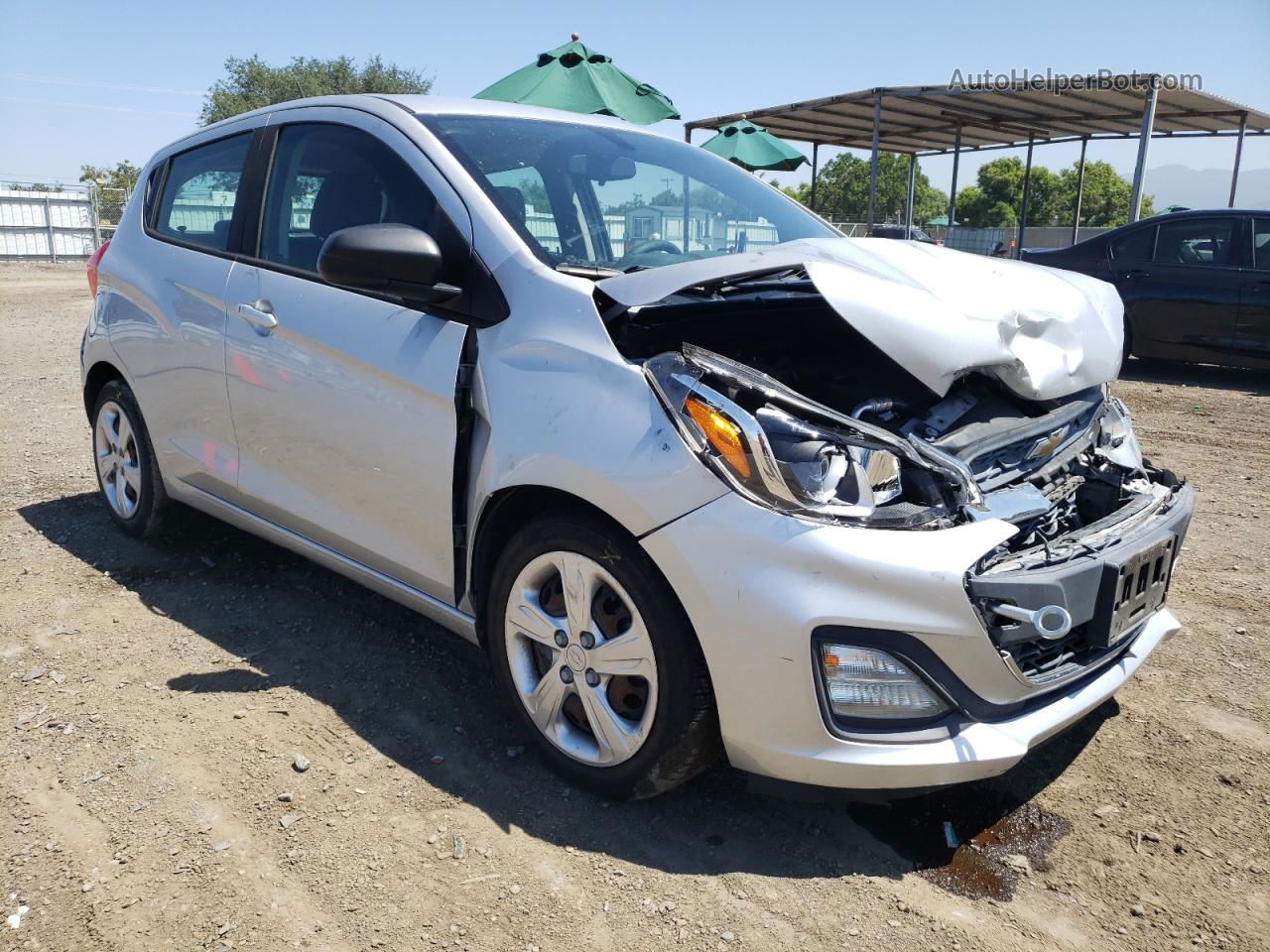 2019 Chevrolet Spark Ls Silver vin: KL8CA6SA9KC814192