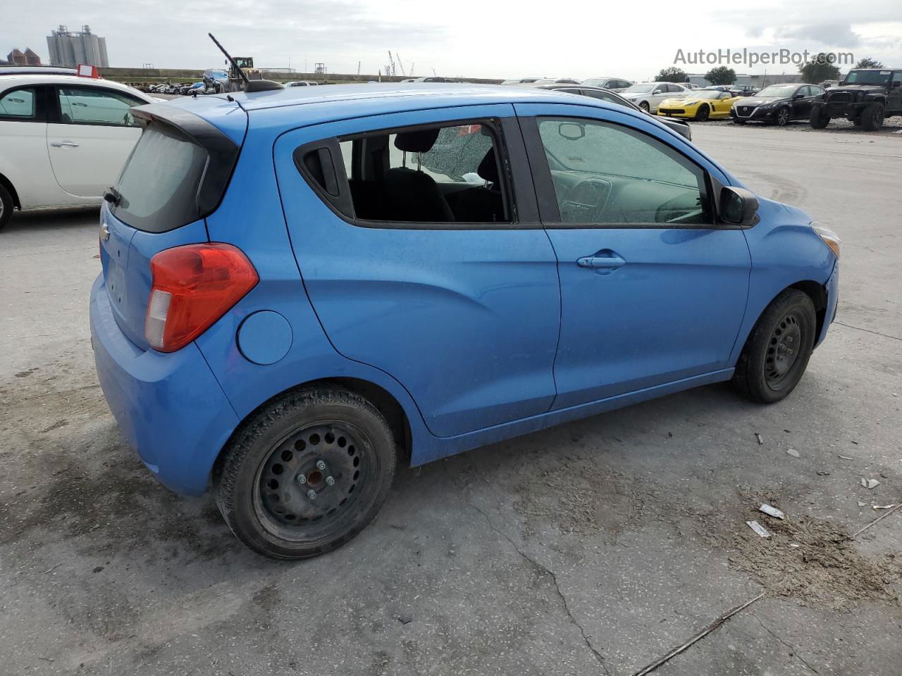 2017 Chevrolet Spark Ls Blue vin: KL8CA6SAXHC752519