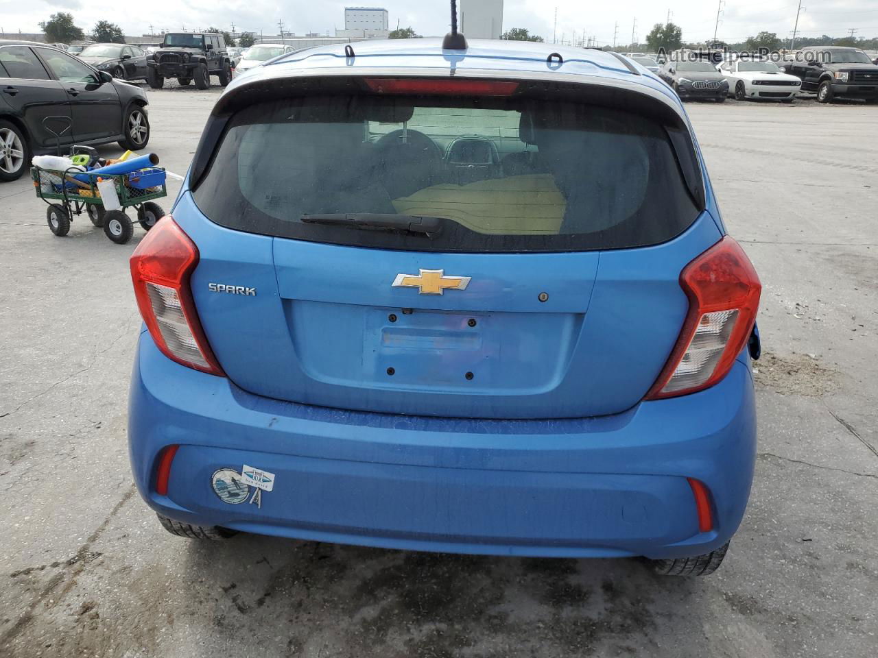 2017 Chevrolet Spark Ls Blue vin: KL8CA6SAXHC752519